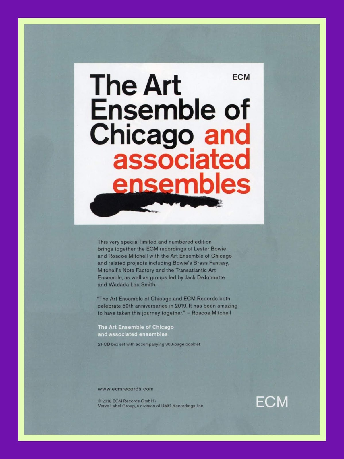 21CD BOX】ART ENSEMBLE OF CHICAGO【ECM】 【公式通販】